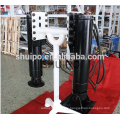 Weld Gearbox Inboard Handle Hydraulic Landing leg/Hydraulic Landing gear made by shuipo/Hydraulic Landing leg for trailer